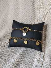 Charger l'image dans la galerie, Bracelet bouée nacre - acier inoxydable