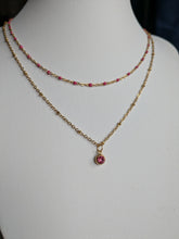 Charger l'image dans la galerie, Collier double coloré - acier inoxydable