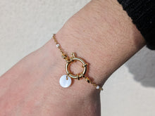 Charger l'image dans la galerie, Bracelet bouée nacre - acier inoxydable
