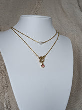 Charger l'image dans la galerie, Collier fermoir et strass - acier inoxydable