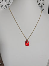 Charger l'image dans la galerie, Collier nacre et strass - acier inoxydable