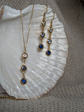 Charger l'image dans la galerie, Parure strass colorés - acier inoxydable