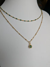 Charger l'image dans la galerie, Collier double coloré - acier inoxydable