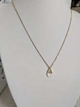 Charger l'image dans la galerie, Collier nacre et strass - acier inoxydable