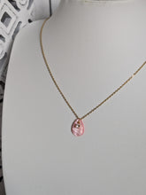 Charger l'image dans la galerie, Collier nacre et strass - acier inoxydable