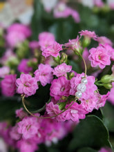 Charger l&#39;image dans la galerie, Jonc verre craquelé - acier inoxydable
