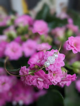 Charger l&#39;image dans la galerie, Jonc verre craquelé - acier inoxydable
