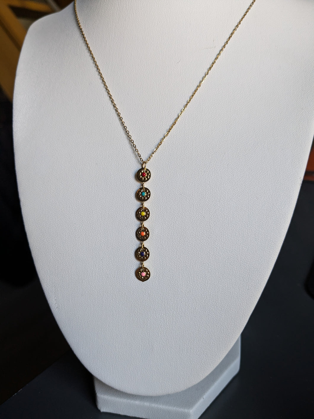 Collier long multi - acier inoxydable