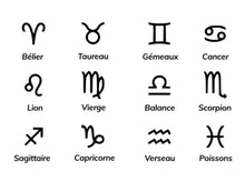 Charger l&#39;image dans la galerie, Bague réglable signes astrologiques
