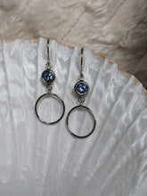 Charger l&#39;image dans la galerie, Boucles d&#39;oreilles strass et anneau - acier inoxydable
