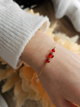 Charger l'image dans la galerie, Jonc Cornaline - acier inoxydable
