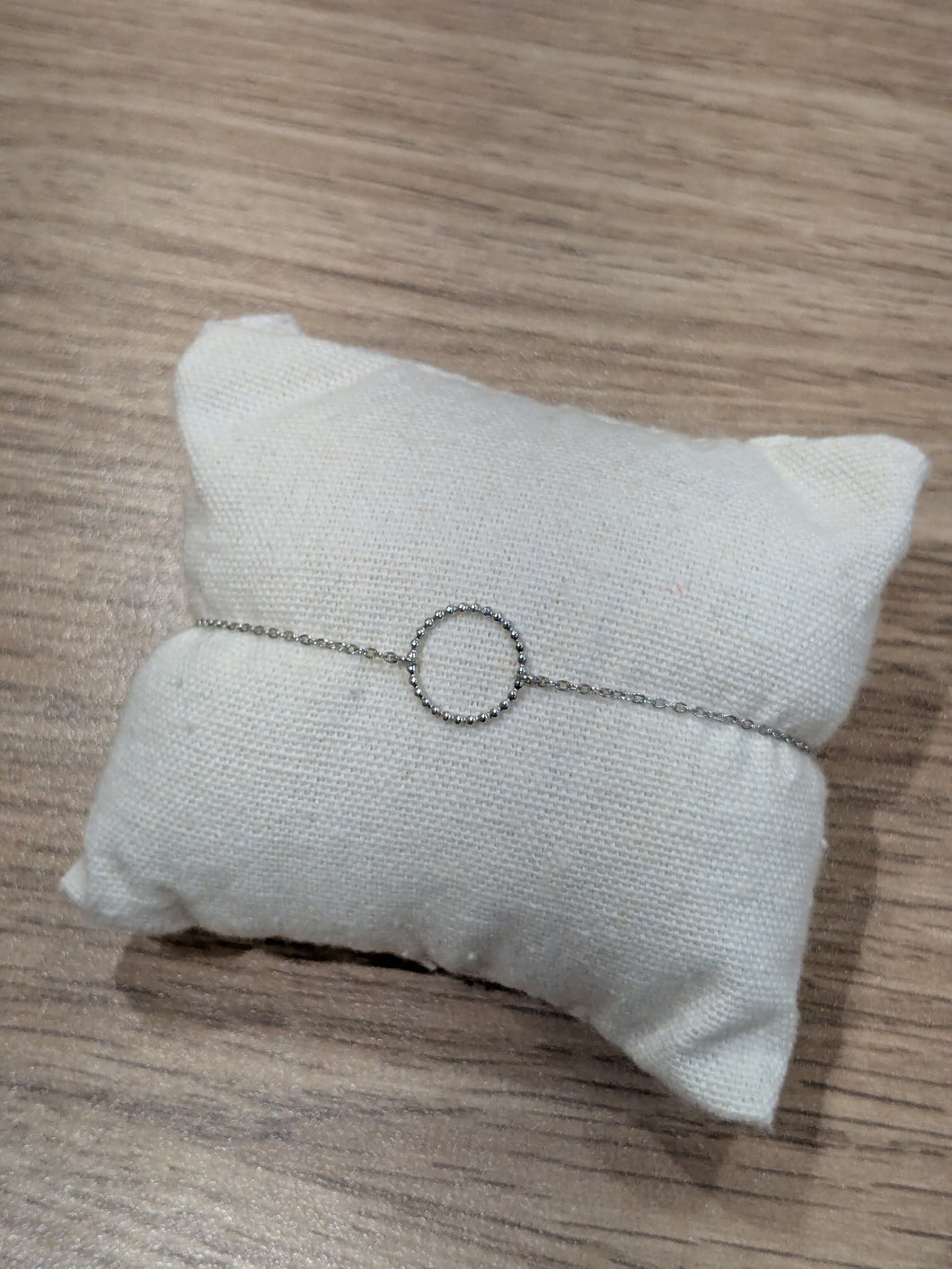 Bracelet cercle - acier inoxydable