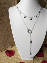 Charger l&#39;image dans la galerie, Collier cœur et strass - Collection Saint Valentin
