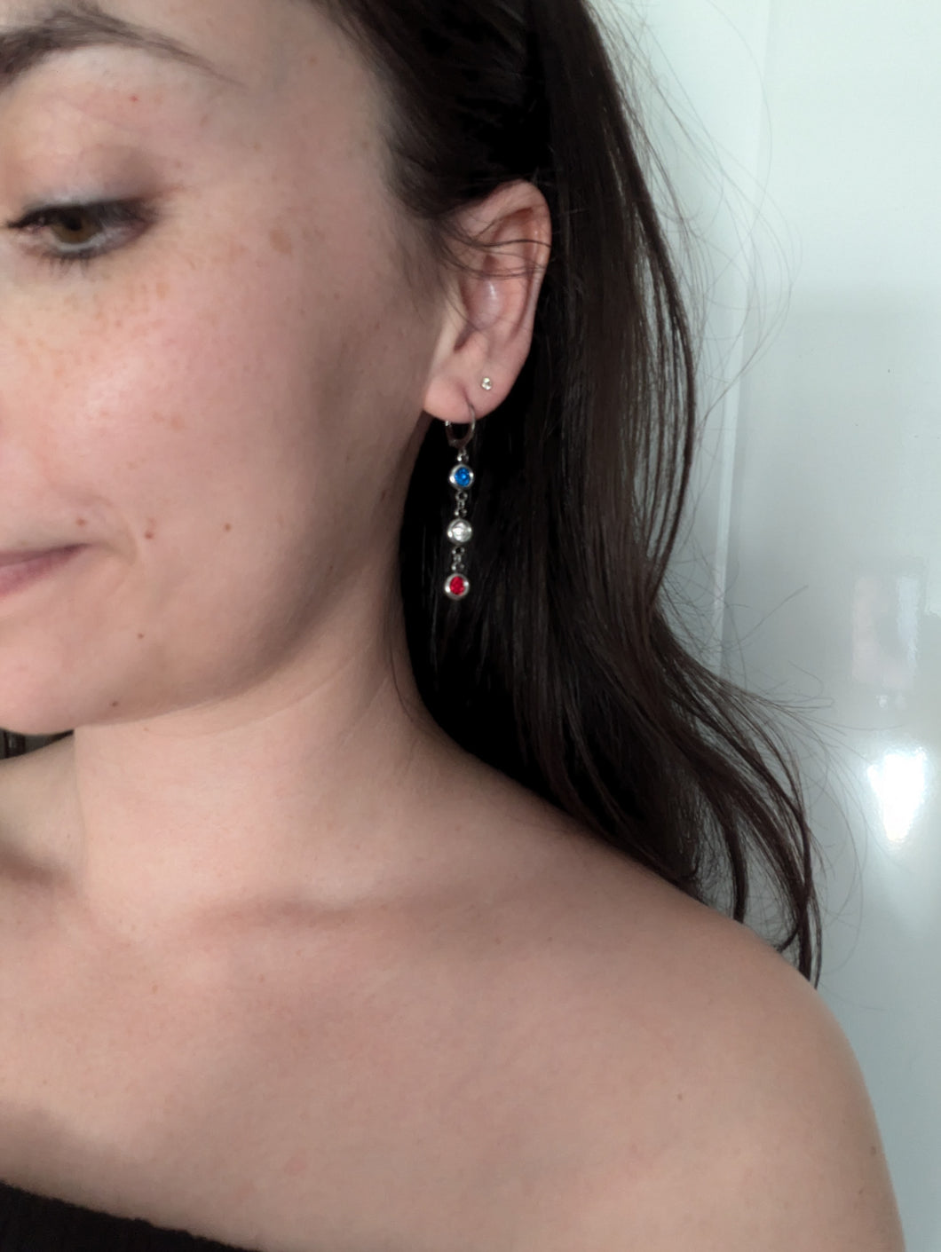 Boucles d'oreilles Euro 2024 - acier inoxydable