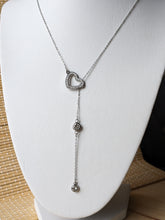 Charger l&#39;image dans la galerie, Collier cœur et strass - Collection Saint Valentin
