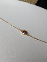 Charger l&#39;image dans la galerie, Bracelet strass fushia en acier inoxydable - Collection Saint Valentin
