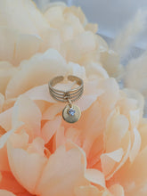 Charger l&#39;image dans la galerie, Bague réglable 3 rangs avec pendentifs - acier inoxydable
