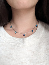 Charger l&#39;image dans la galerie, Collier 5 gouttes brillantes - acier inoxydable
