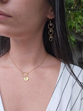 Charger l&#39;image dans la galerie, Boucles d&#39;oreilles 3 cercles - acier inoxydable
