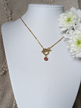 Charger l&#39;image dans la galerie, Collier fermoir et strass - acier inoxydable
