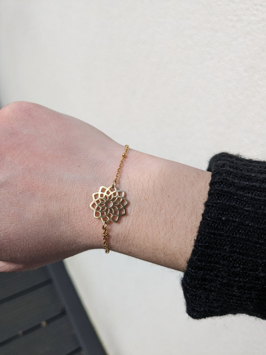 Bracelet mandala - acier inoxydable