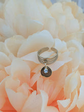 Charger l&#39;image dans la galerie, Bague réglable 3 rangs avec pendentifs - acier inoxydable
