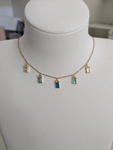 Charger l'image dans la galerie, Collier dégradé bleu - acier inoxydable
