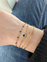 Charger l&#39;image dans la galerie, Bracelet double strass coloré  - acier inoxydable
