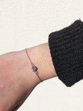 Charger l&#39;image dans la galerie, Bracelet argenté strass coloré  - acier inoxydable
