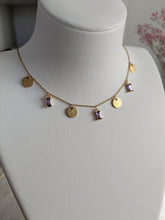 Charger l'image dans la galerie, Collier coloré pendentifs - acier inoxydable
