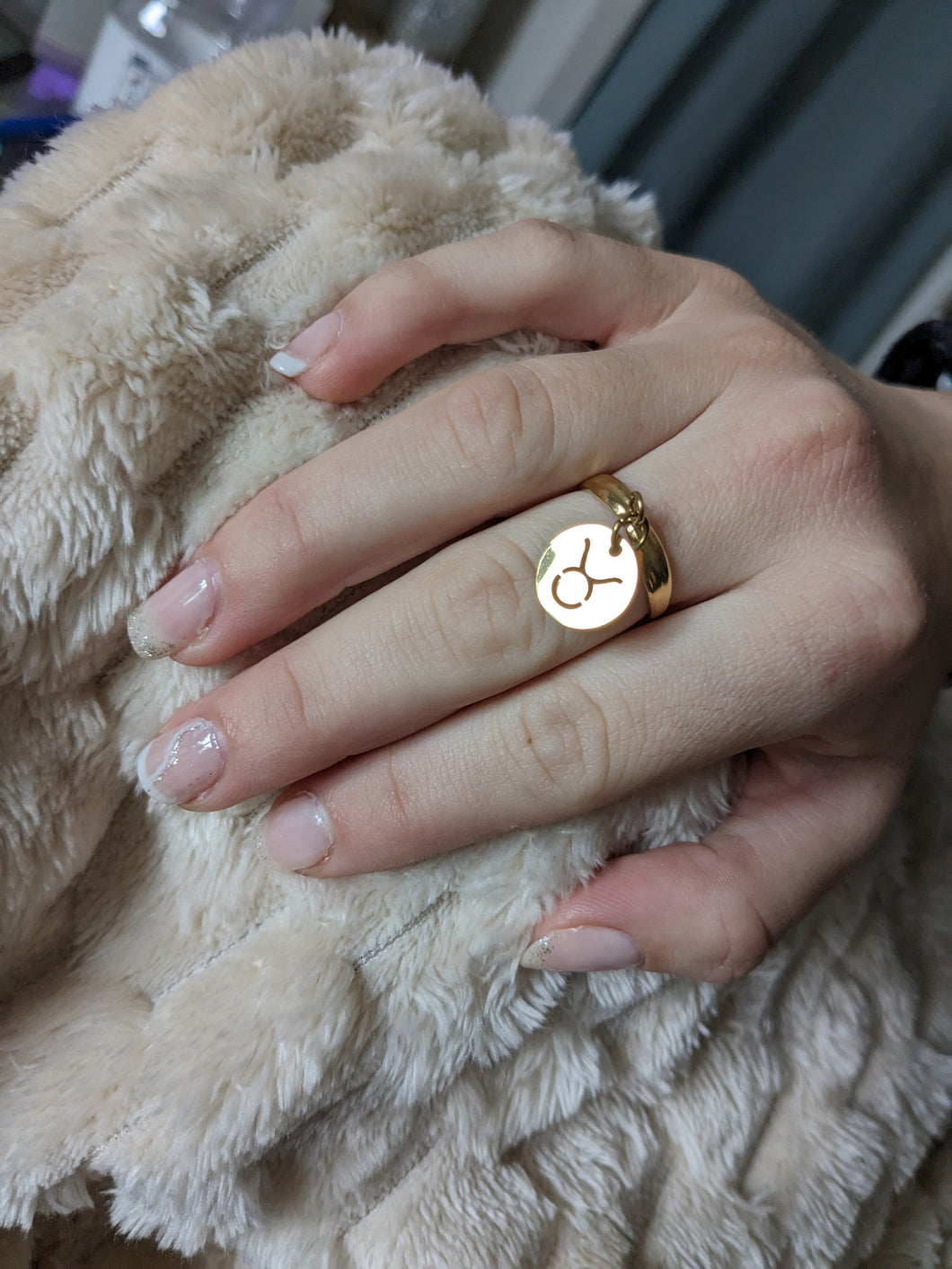 Bague réglable signes astrologiques