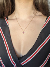 Charger l&#39;image dans la galerie, Collier strass rose - Collection Saint Valentin
