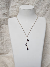 Charger l&#39;image dans la galerie, Collier gouttes colorées - acier inoxydable
