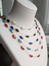 Charger l'image dans la galerie, Collier effet nacre - acier inoxydable
