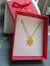 Charger l&#39;image dans la galerie, Collier je t&#39;aime - acier inoxydable
