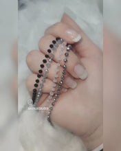 Charger et lire la vidéo dans la visionneuse de la Galerie, Collier chaine perles brillantes - acier inoxydable
