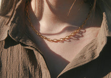 Charger l&#39;image dans la galerie, Collier grosse maille - acier inoxydable
