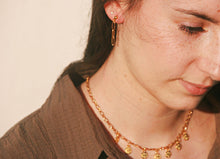 Charger l&#39;image dans la galerie, Boucles d&#39;oreilles chaines trombones - acier inoxydable
